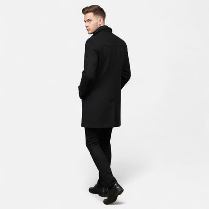 Męski wodoodporny płaszcz zimowy | Ponadczasowa klasyka biznesowa
