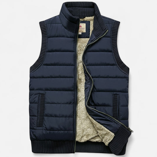 Męska kamizelka polarowa – klasyczne ciepło