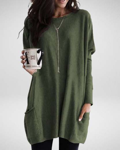 Długi sweter damski Sabina