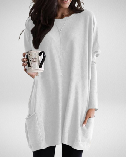 Długi sweter damski Sabina