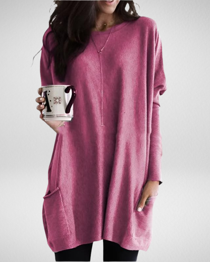 Długi sweter damski Sabina