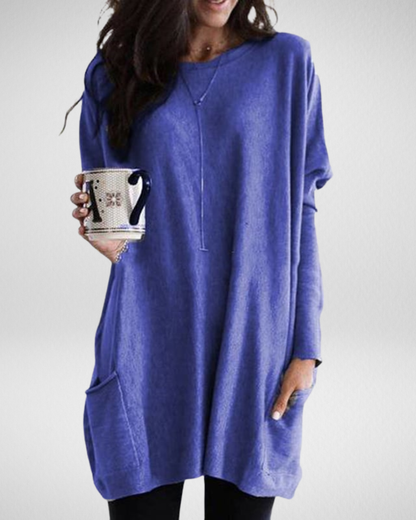 Długi sweter damski Sabina