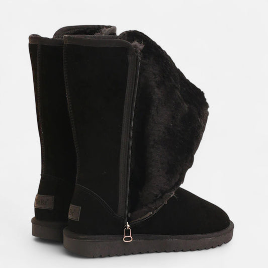 Damskie buty zimowe wodoodporne z ocieplającą wyściółką