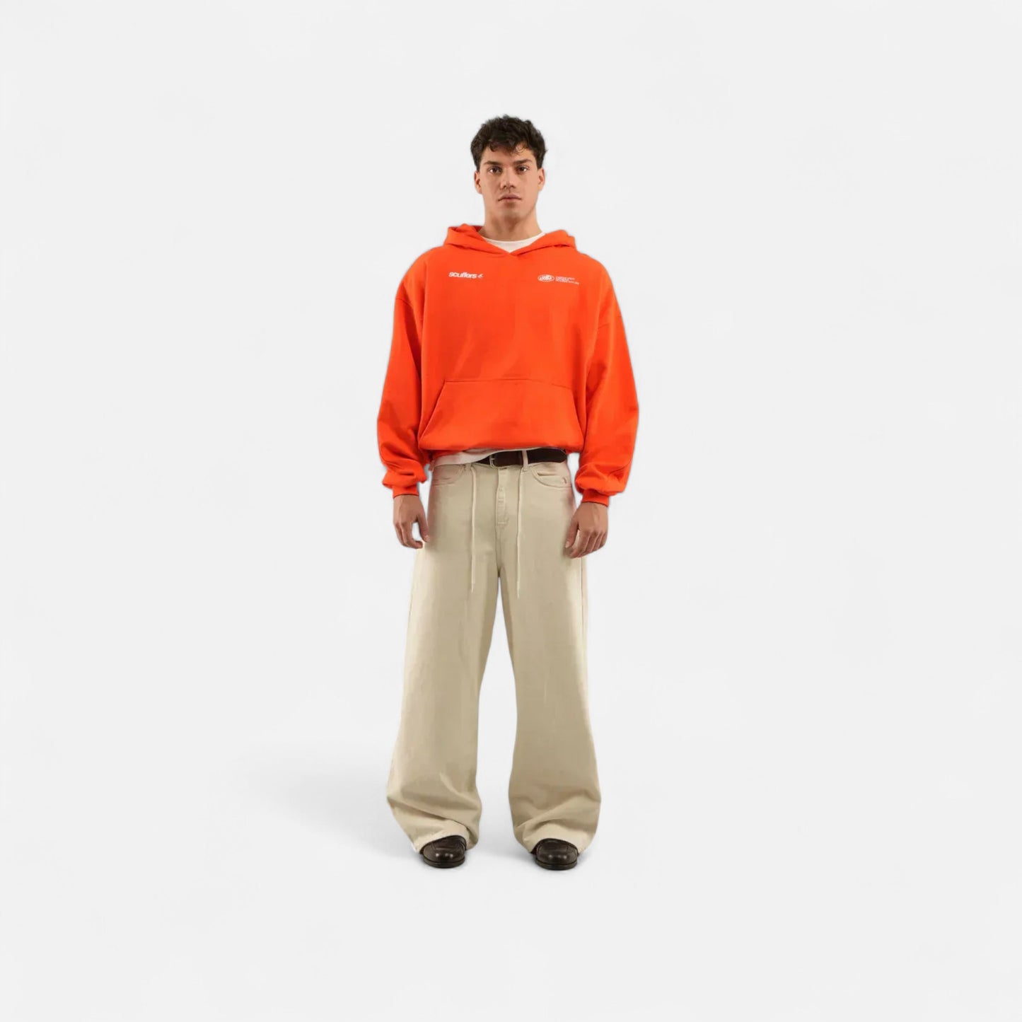 Bluza damska z kapturem | Minimalistyczny haft „With Love”