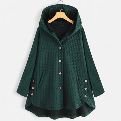 Damowa kurtka termiczna o eleganckim kroju, wykonana z poliestru