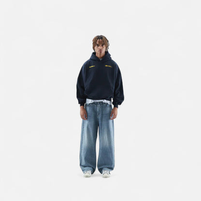 Bluza damska z kapturem | Minimalistyczny haft „With Love”