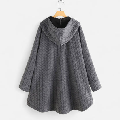 Damowa kurtka termiczna o eleganckim kroju, wykonana z poliestru