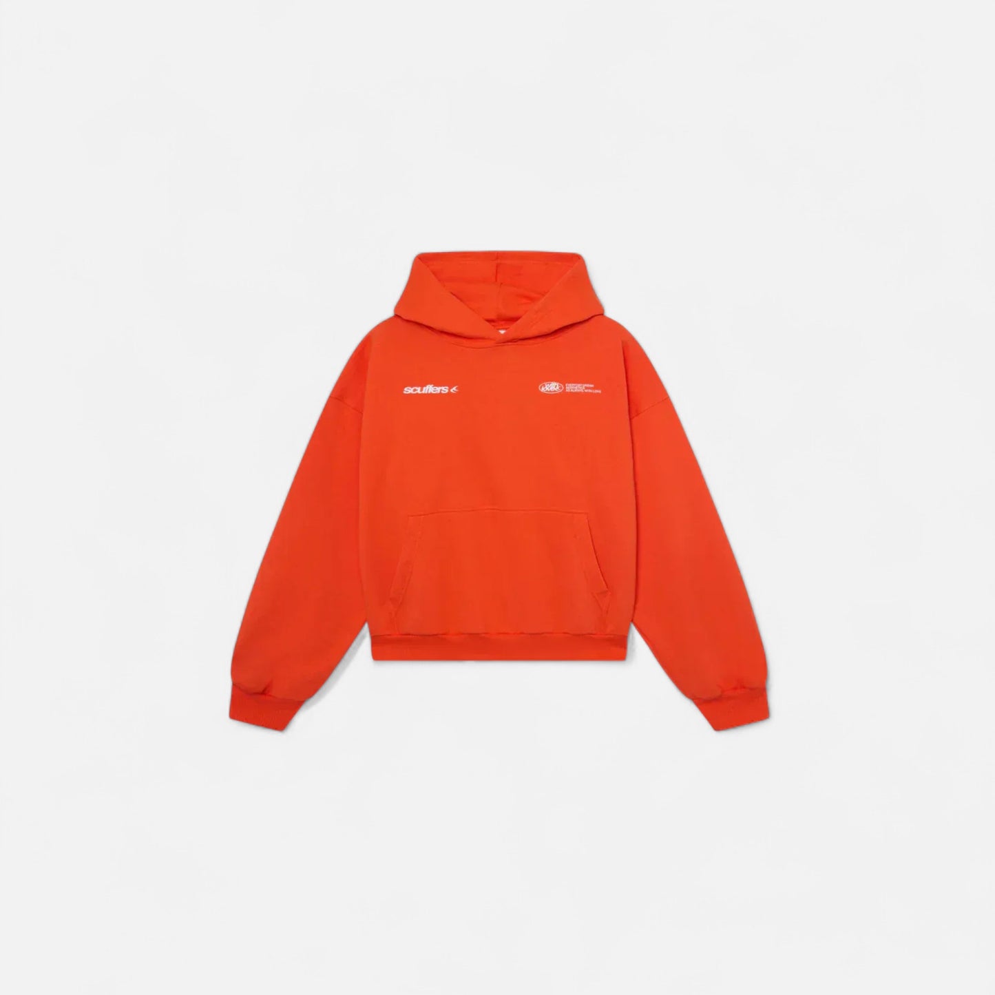 Bluza damska z kapturem | Minimalistyczny haft „With Love”