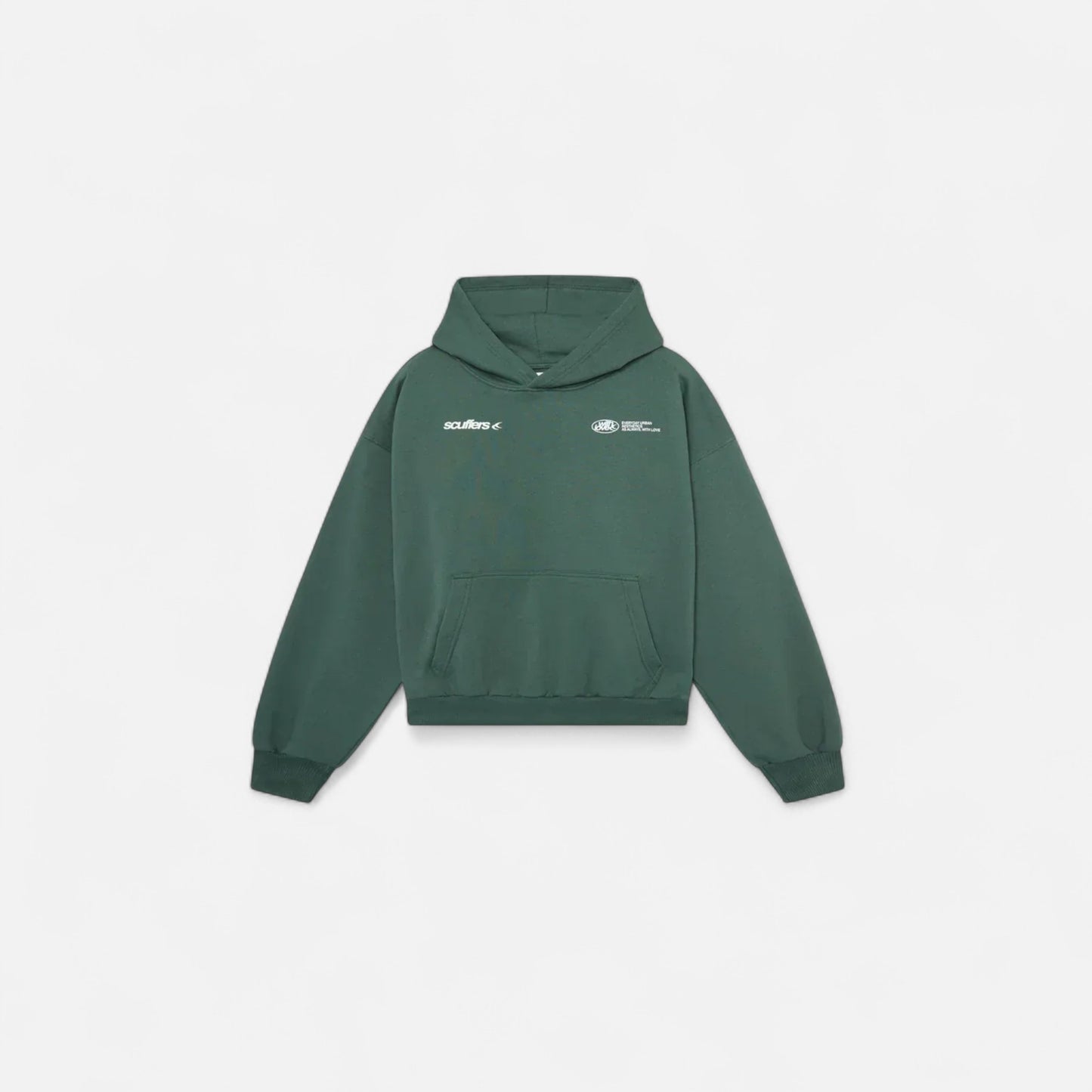 Bluza damska z kapturem | Minimalistyczny haft „With Love”