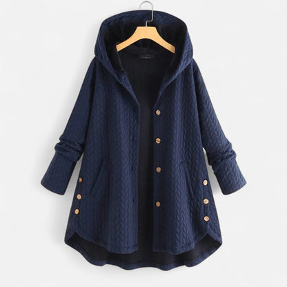 Damowa kurtka termiczna o eleganckim kroju, wykonana z poliestru