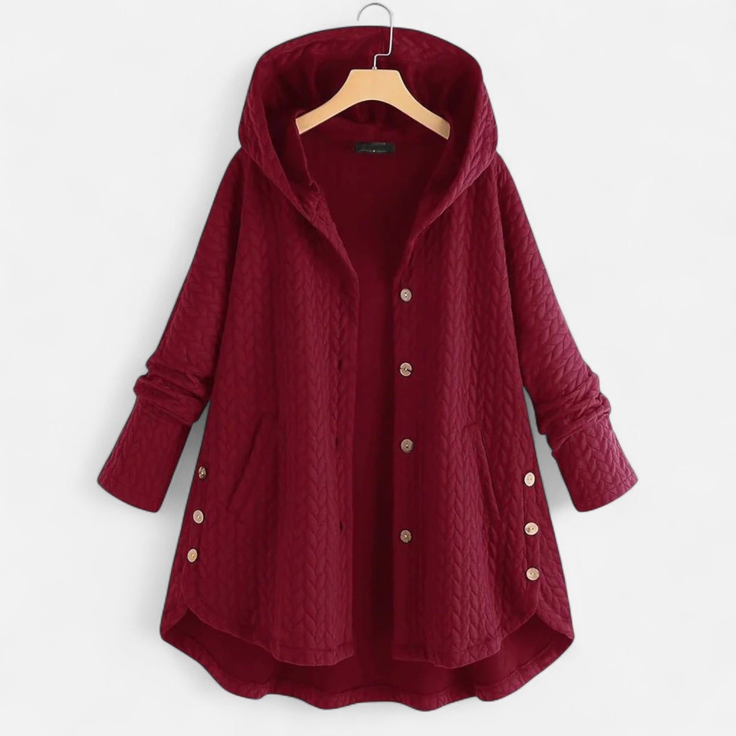 Damowa kurtka termiczna o eleganckim kroju, wykonana z poliestru