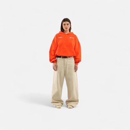 Bluza damska z kapturem | Minimalistyczny haft „With Love”