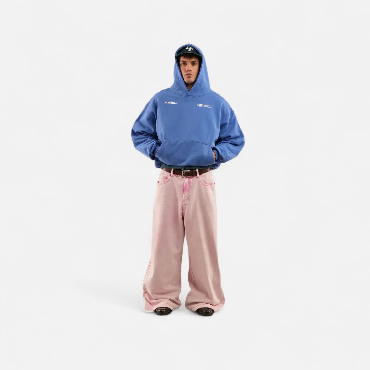 Bluza damska z kapturem | Minimalistyczny haft „With Love”