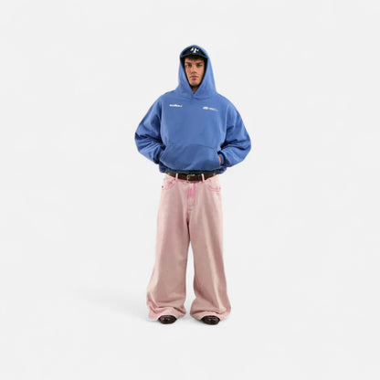 Bluza damska z kapturem | Minimalistyczny haft „With Love”