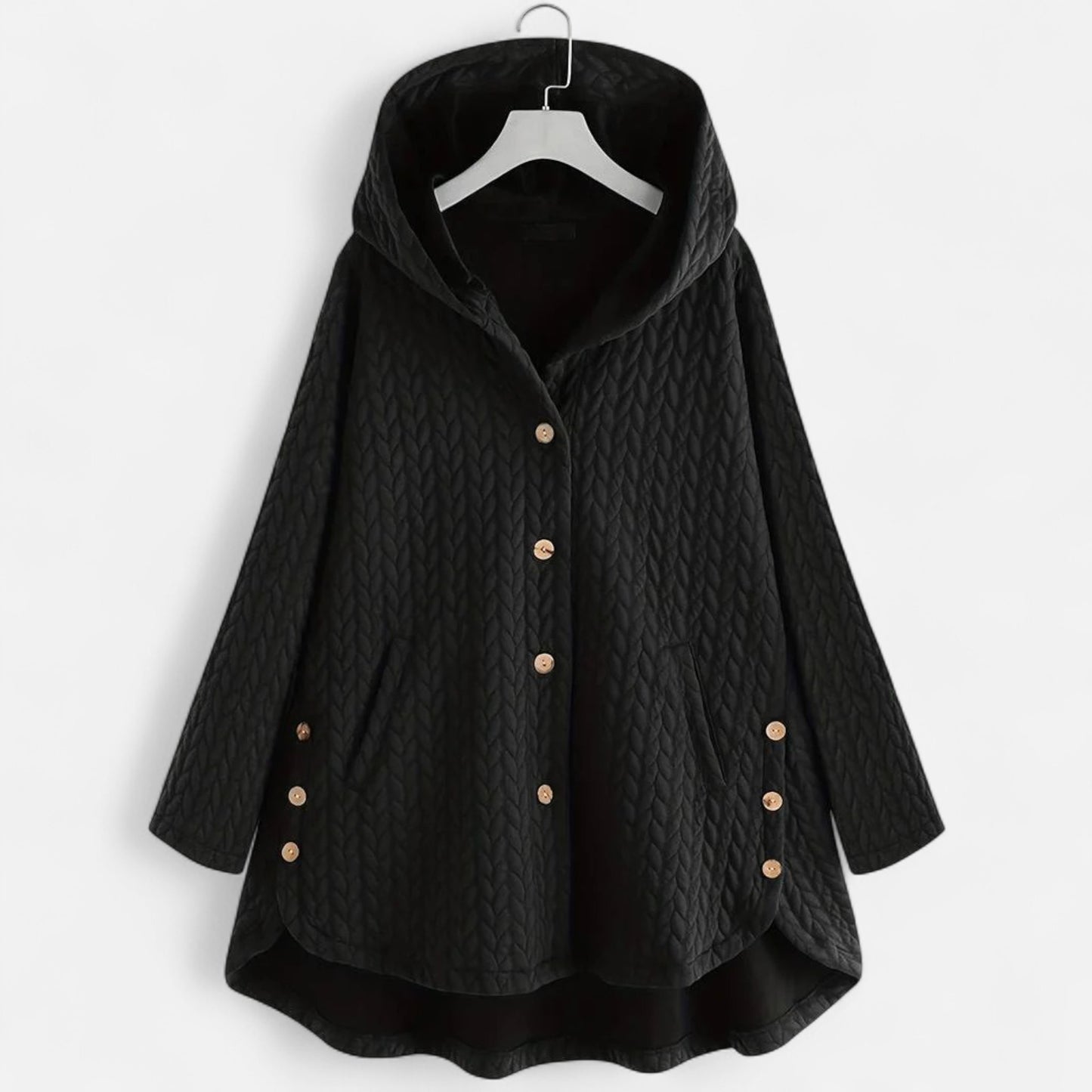 Damowa kurtka termiczna o eleganckim kroju, wykonana z poliestru