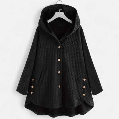 Damowa kurtka termiczna o eleganckim kroju, wykonana z poliestru